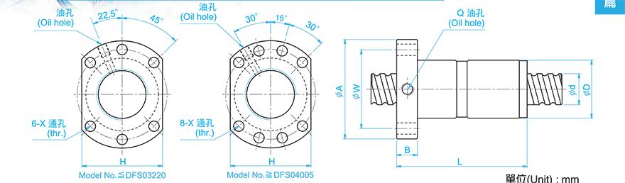 TBI DFS01610-2.8 tbi滚珠丝杆带螺母